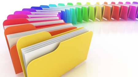 Папка на белом фоне