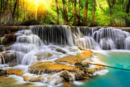 Фотообои водопад Erawan