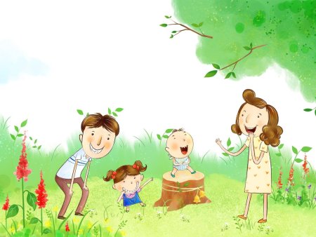 Фон для презентации семья