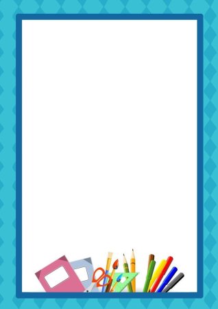 Рамка Школьная яркая