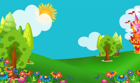 Фон детский сад