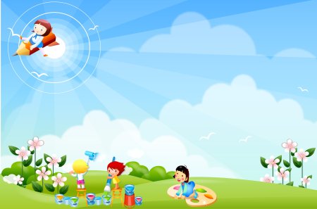 Фон детский сад