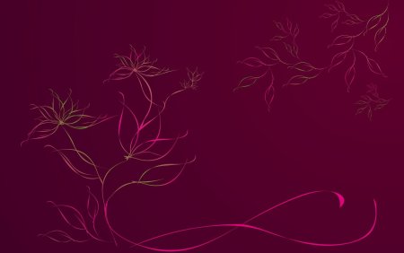 Рисунок на бордовом фоне