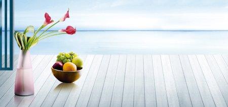 Поверхность стола сверху