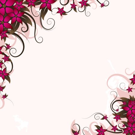 Фон с узорами по краям