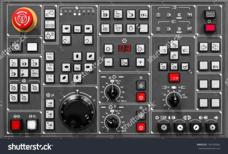 Панель с кнопками управления