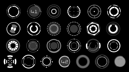 Иконки в стиле киберпанк
