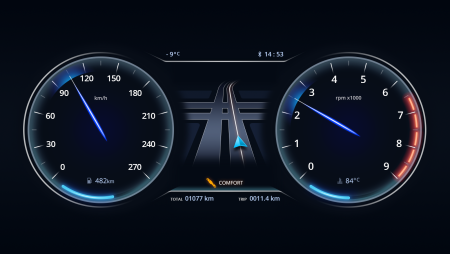 Dashboard в автомобиле