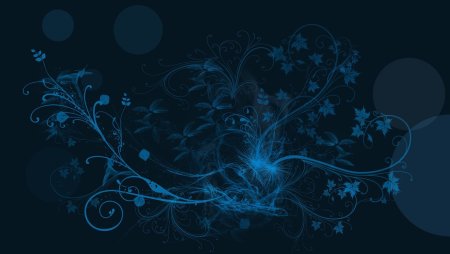 Темно синие обои