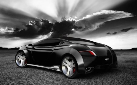 Машина черно белая