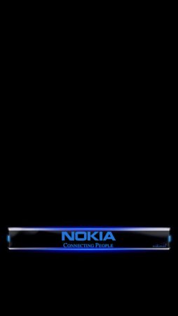 Надпись Nokia на чёрном