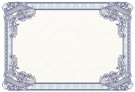 Красивая рамка для сертификата