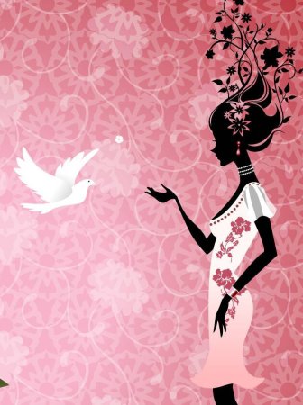 Фон для прейскуранта салона красоты