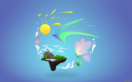 Обои на рабочий стол Рисованные