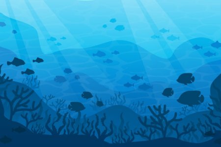 Океан мультяшный