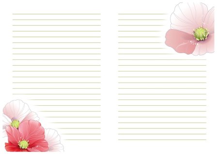 Красивый бланк для письма