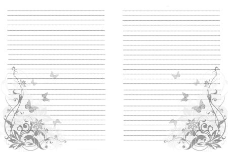 Красивое оформление бумаги