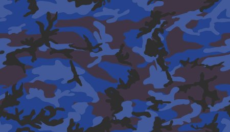 Военный камуфляж синий