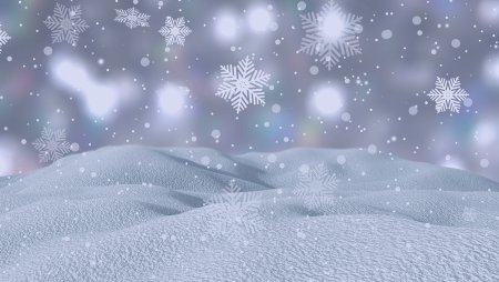 Снежинки снегопад