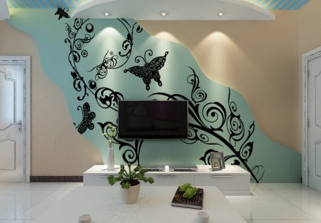 Дизайнерские узоры на стенах