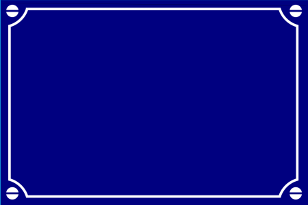 Пустая табличка для надписи