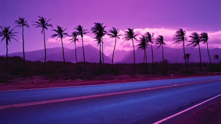 Неоновый пейзаж