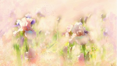 Цветочная акварель Alberto Guillen