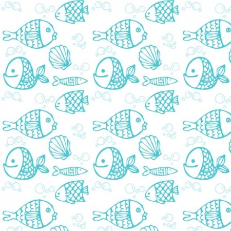 Принт рыбки