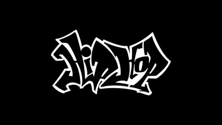 Граффити черно белое