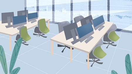 Офис иллюстрация