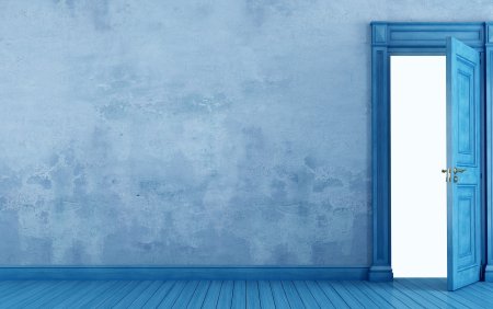 Стена с дверью