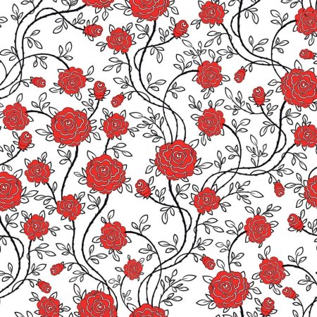 Мелкий цветочный узор