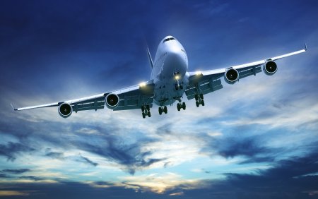 Боинг 747 взлет