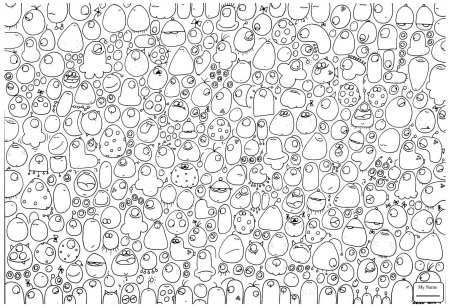 Раскраска фон