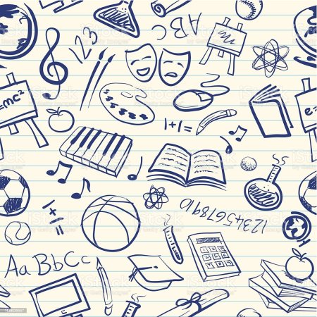 Паттерн Школьная тетрадь