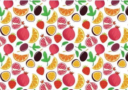 Паттерн фрукты вектор