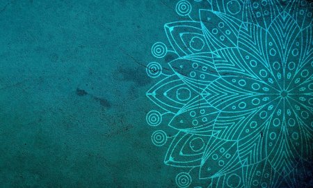 Бирюзовый узор
