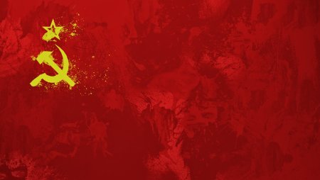 Флаг советского Союза и Росс