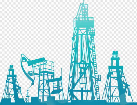 Нефтяная вышка силуэт