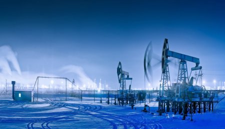 Газовая вышка Газпром добыча Надым