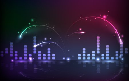 Неоновый эквалайзер