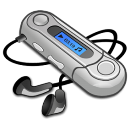 Мп3 плеер на прозрачном фоне