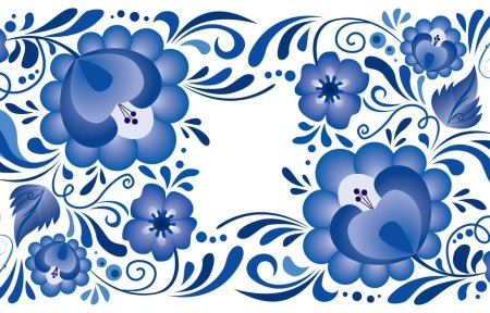 Гжель росписи Зинаиды Голубевой