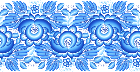 Орнаментальная стилистика Гжель