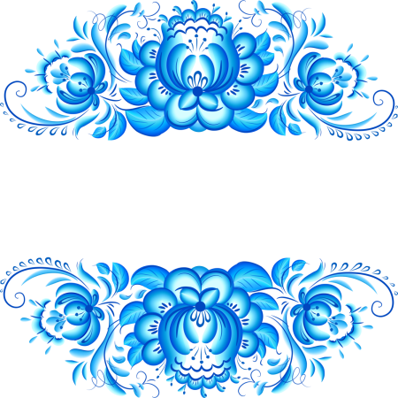 Гжель орнамент