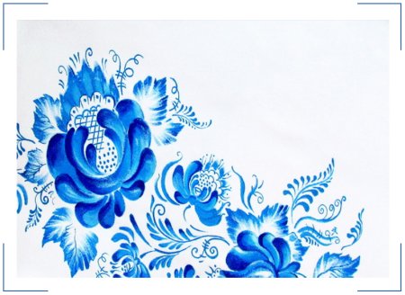 Гжельская роспись Агашка