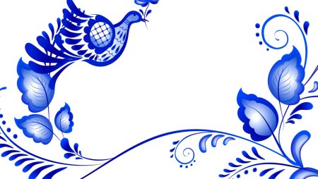 Гжель паттерн