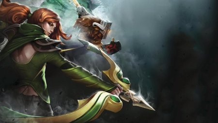 Dota 2 Juggernaut and Windranger