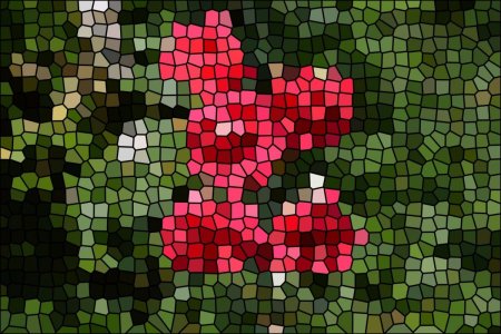 Мозаичные обои