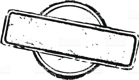 Штамп прямоугольный